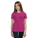 Love You Too Youth Short Sleeve T-Shirt