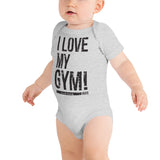 RxD I Love My Gym Baby short sleeve one piece