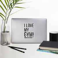RxD I Love My Gym Bubble-free stickers