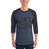 RxD Lift Local 3/4 Classic Baseball Shirt