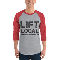 RxD Lift Local 3/4 Classic Baseball Shirt