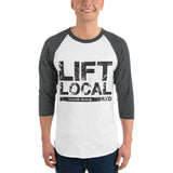 RxD Lift Local 3/4 Classic Baseball Shirt